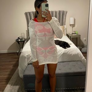 Zaful crochet swim cover up